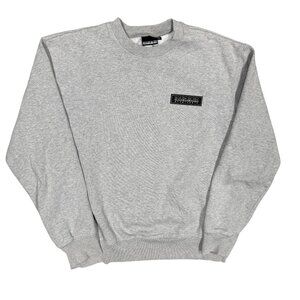 Napapijri Geographic Crewneck Sweatshirt Grey Cotton Medium